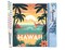 Figured'Art Paint by Numbers for Adults Travel Poster Hawaii 16"x20" - Craft Art Painting DIY Kit Rolled Canvas without frame